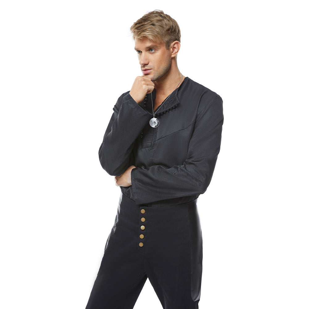 The Witcher 2019 Geralt of Rivia Casual Wear Cosplay Costume Halloween Carnival Suit