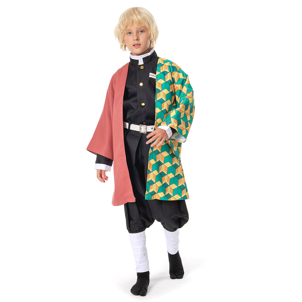 KNY Tomioka Giyuu Cosplay Costume For Kids Halloween Carnival Outfit