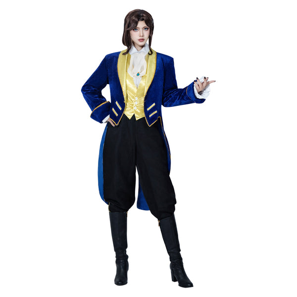 Beast Costume Adult Tailcoat Jacket - Adult Sizes X-Small to Large - outlet Birthday, Halloween, Beauty and the Beast Inspired, Prince Costume