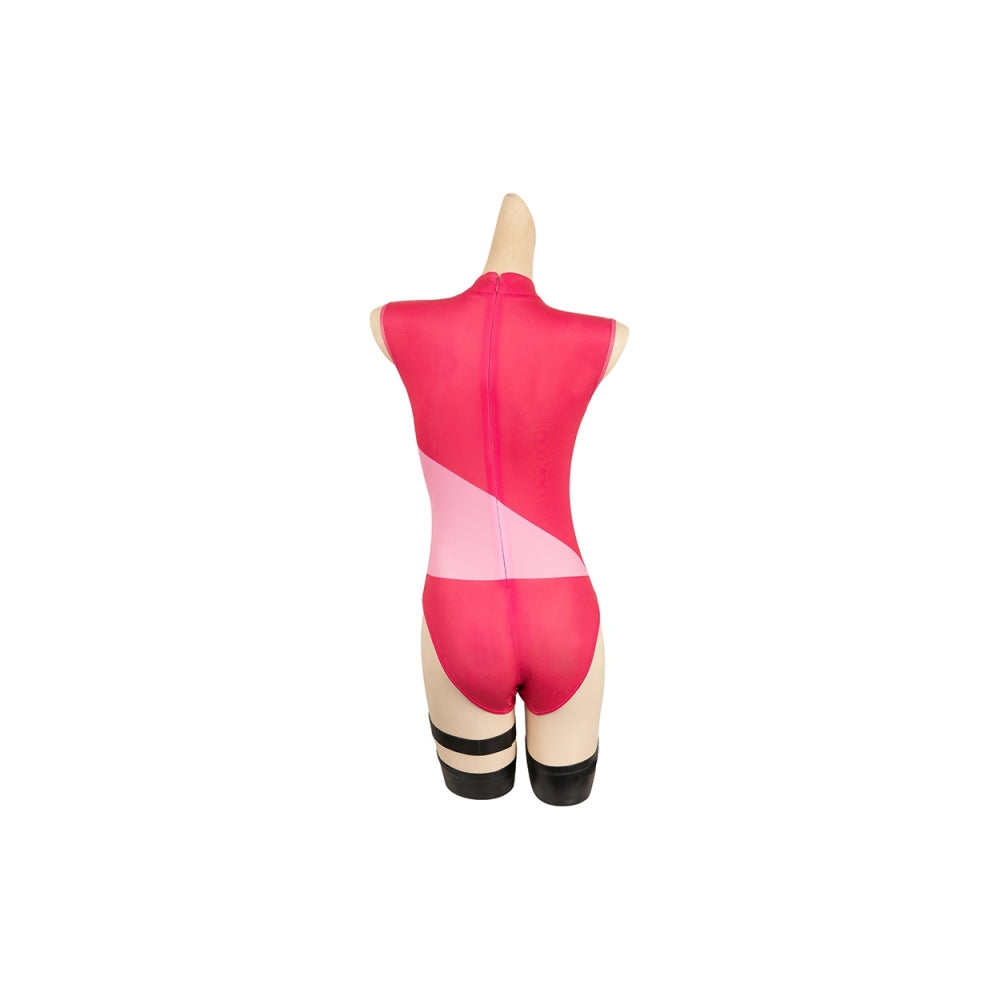 Hazbin Hotel Angel Dust Cosplay Poison Rose Tight Suit Costume Outfits Halloween Carnival Suit