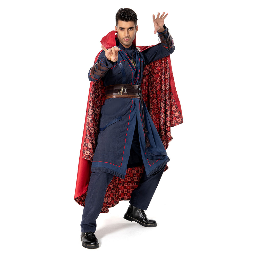 Dr Strange in the Multiverse of Madnes Doctor Strange Outfits Cosplay Costume Halloween Carnival Suit
