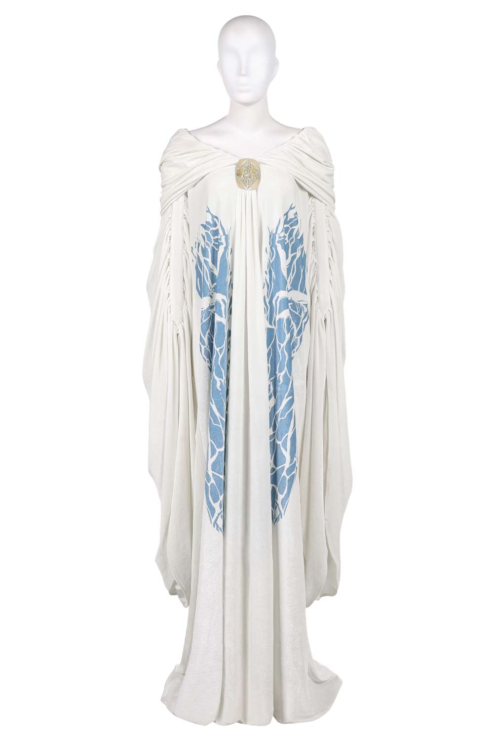 Padme Amidala Cosplay White Cloak Dress Costume For Adult Female Halloween Carnival Suit