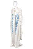 Padme Amidala Cosplay White Cloak Dress Costume For Adult Female Halloween Carnival Suit