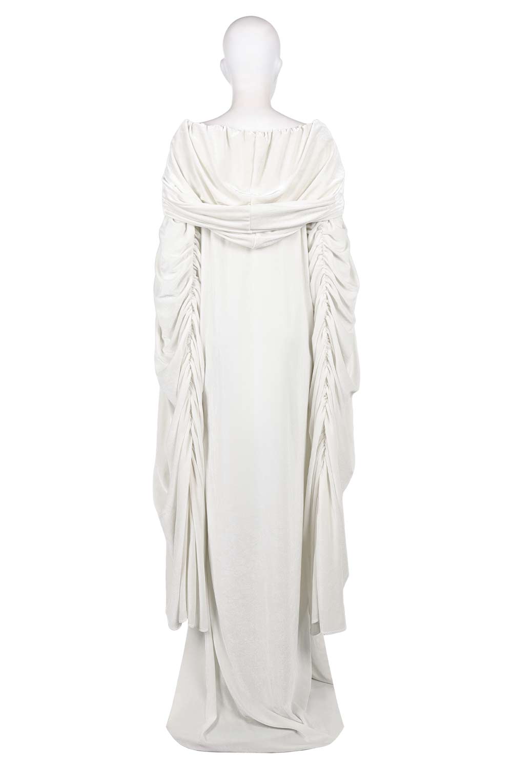 Padme Amidala Cosplay White Cloak Dress Costume For Adult Female Halloween Carnival Suit