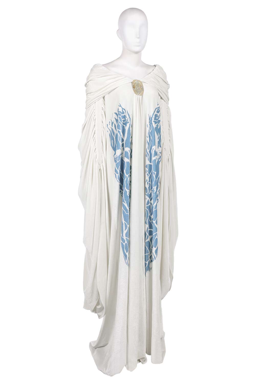Padme Amidala Cosplay White Cloak Dress Costume For Adult Female Halloween Carnival Suit