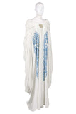 Padme Amidala Cosplay White Cloak Dress Costume For Adult Female Halloween Carnival Suit