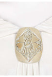 Padme Amidala Cosplay White Cloak Dress Costume For Adult Female Halloween Carnival Suit