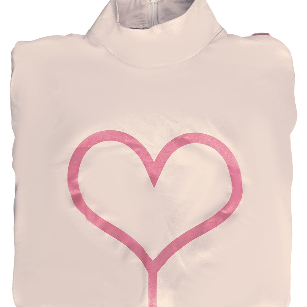 Hazbin Hotel Angel Dust TV Character White Jumpsuit Cosplay Costume Outfits Halloween Carnival Suit