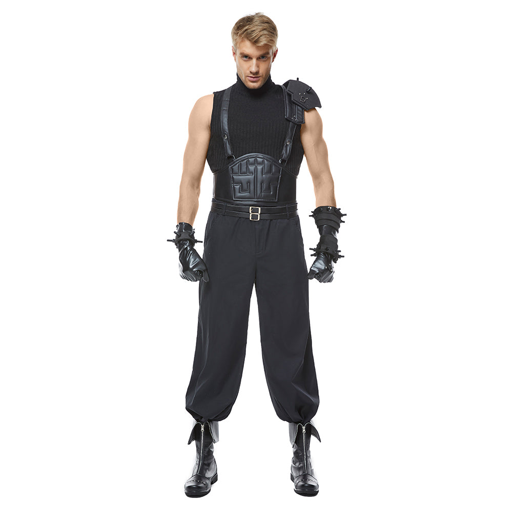 Final Fantasy VII Remake Version Cloud Strife Cosplay Costume Halloween Carnival Suit