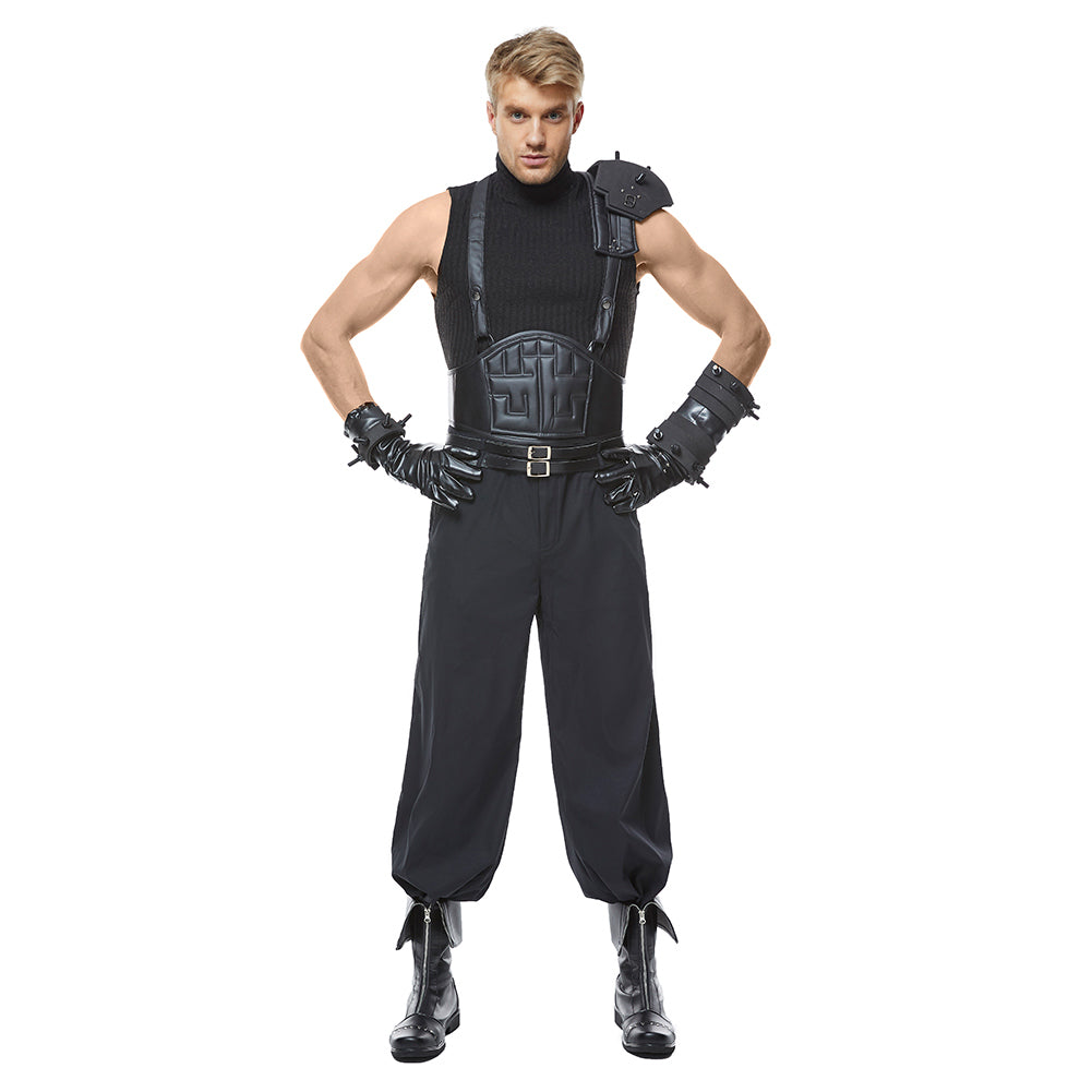 Final Fantasy VII Remake Version Cloud Strife Cosplay Costume Halloween Carnival Suit
