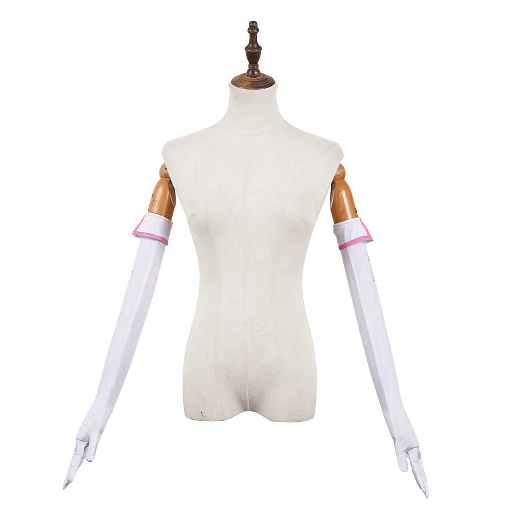 2.5 Dimensional Seduction Ririsa Amano White Sexy Lingerie Cosplay Costume Outfits