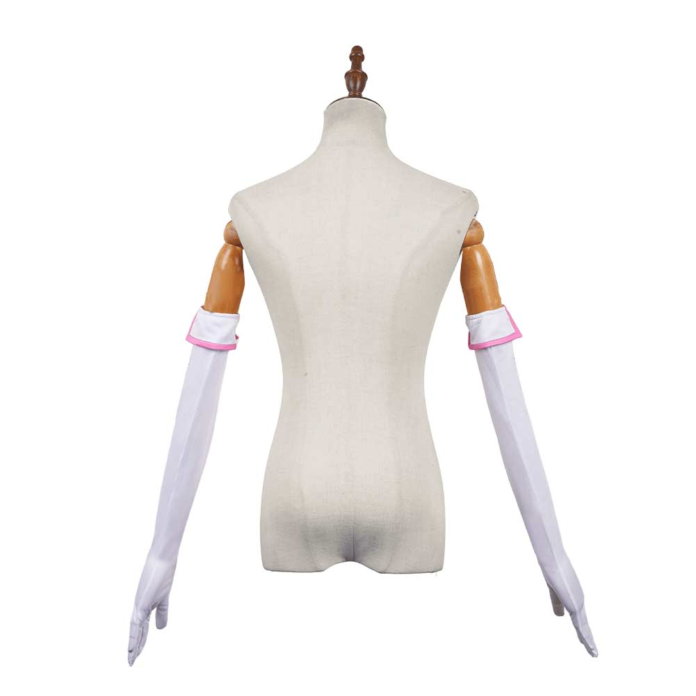 2.5 Dimensional Seduction Ririsa Amano White Sexy Lingerie Cosplay Costume Outfits