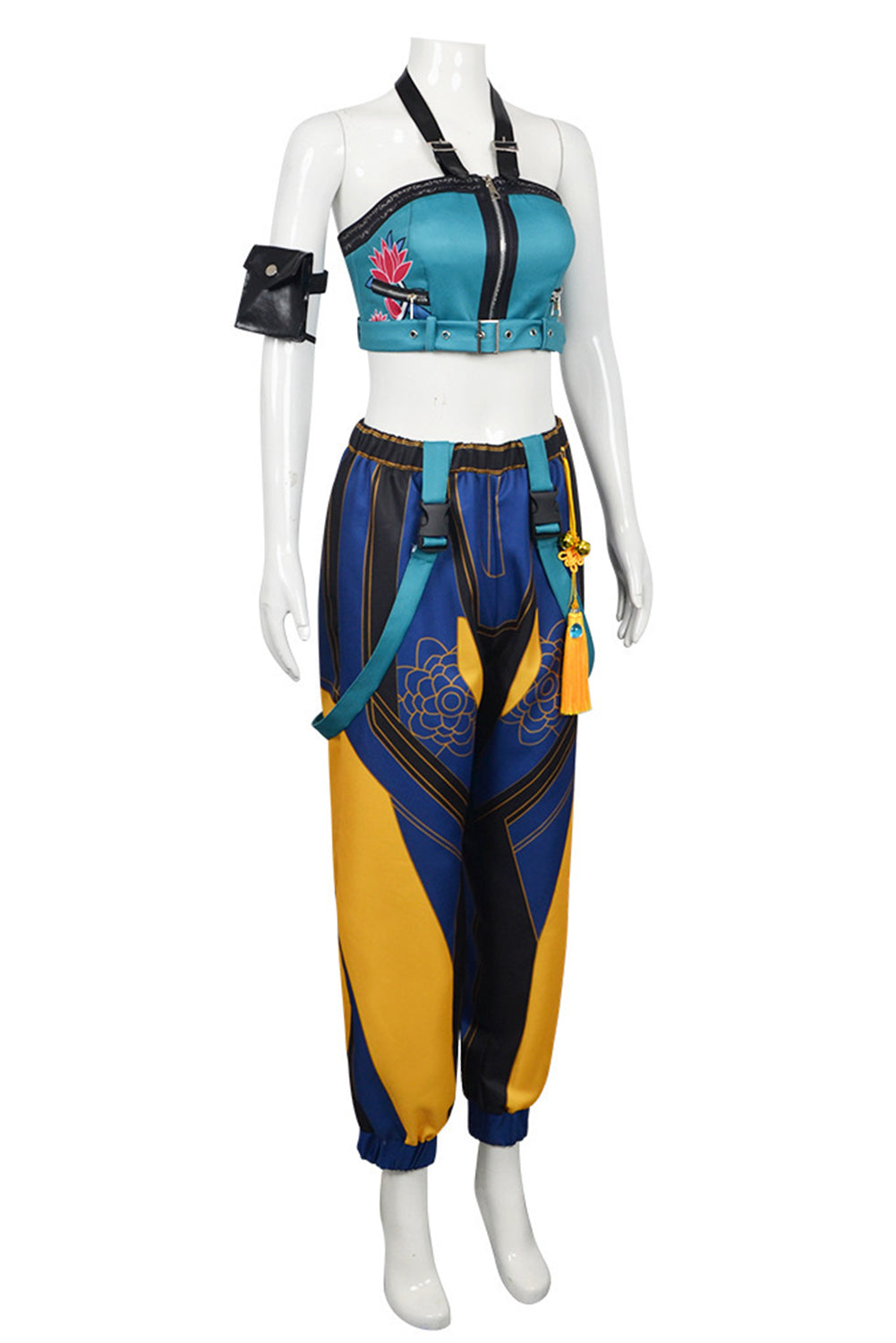 KPop Demon Hunters Costume Zoey Cosplay Blue Outfit  For Adult Female Halloween Carnival Suit