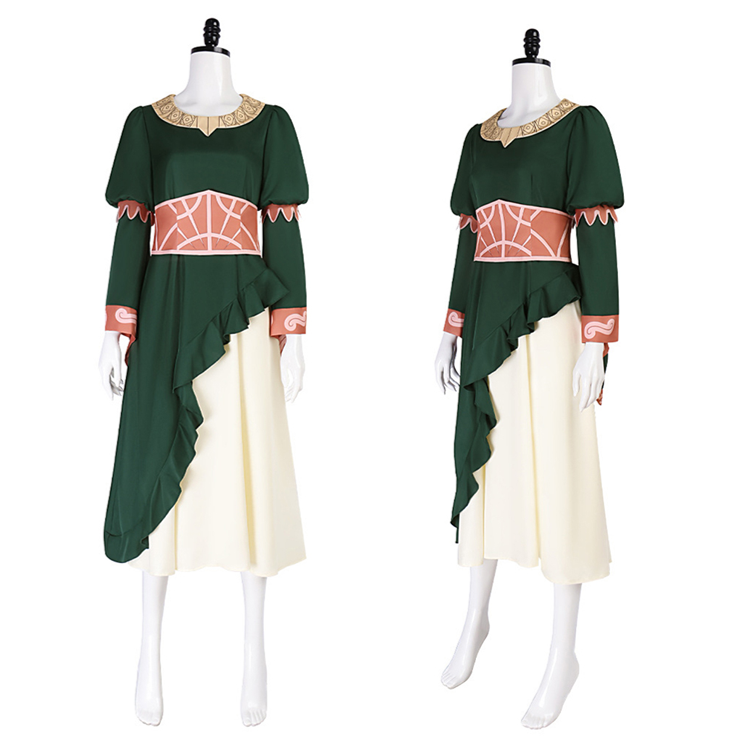 The Lord of the Rings Costume Hera Cosplay Red Dress For Adult Female Halloween Carnival Suit