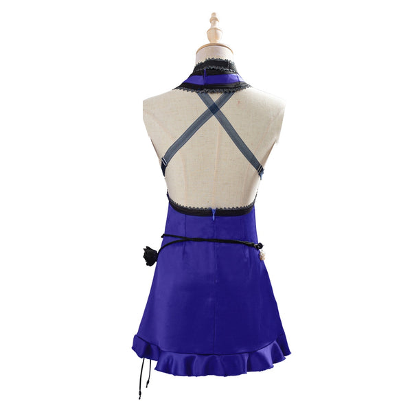 Final Fantasy VII Remake Tifa Lockhart Purple Gown Dress Cosplay Costu Cosplaysky.ca Final Fantasy VII Remake Tifa Lockhart Purple Gown Dress Cosplay Costu Cosplaysky.ca