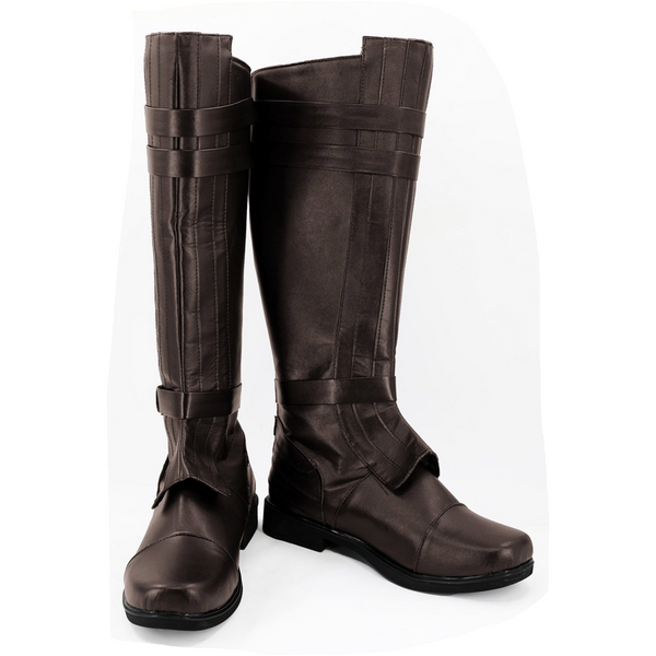 Brown cosplay boots clearance