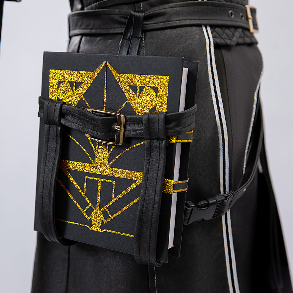 Clair Obscur: Expedition 33 Costume Lune Cosplay Black Suit For Adult Female Halloween Suit