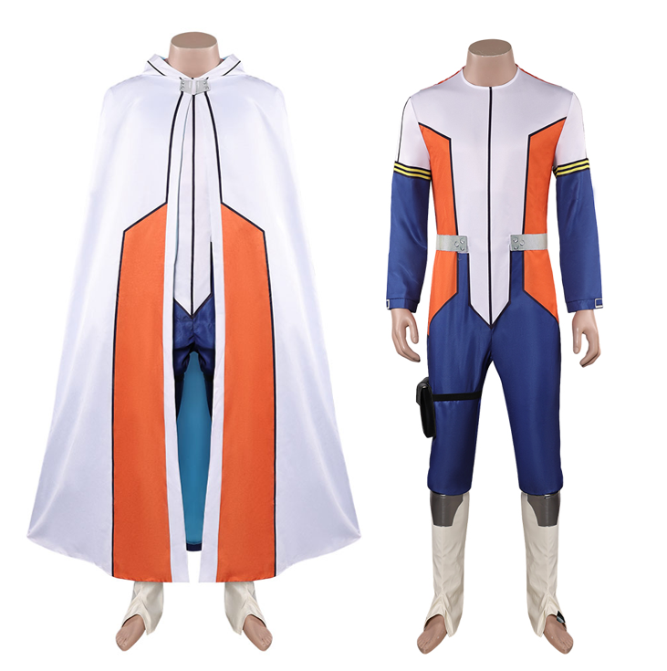 Moonrise Costume Jack Cosplay White Coat Set For Adult Man Halloween Carnival Suit