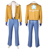 Fatal Fury Costume Terry Bogard Cosplay Yellow Coat Suit For Adult Man Halloween Carnival Suit