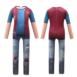 Zombies 4: Dawn of the Vampires Costume Zed Cosplay Red Suit Kid Children For Unisex Man Female Halloween Carnival Suit