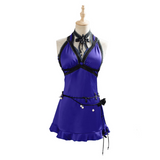 Final Fantasy VII Remake Tifa Lockhart Purple Gown Dress Cosplay Costume Ourfits