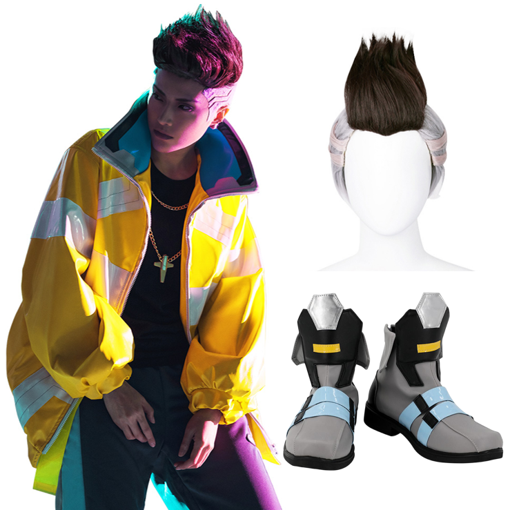 Cyberpunk: Edgerunners - David Cosplay Costume Jacket Coat Outfits Halloween Carnival Suit