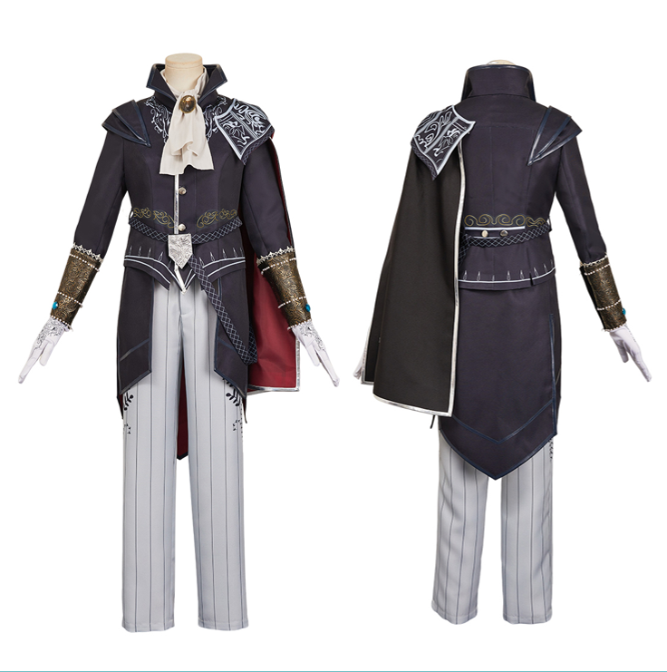 Elden Ring Costume Bathory Cosplay Black Suit For Adult Female Halloween Carnival Suit