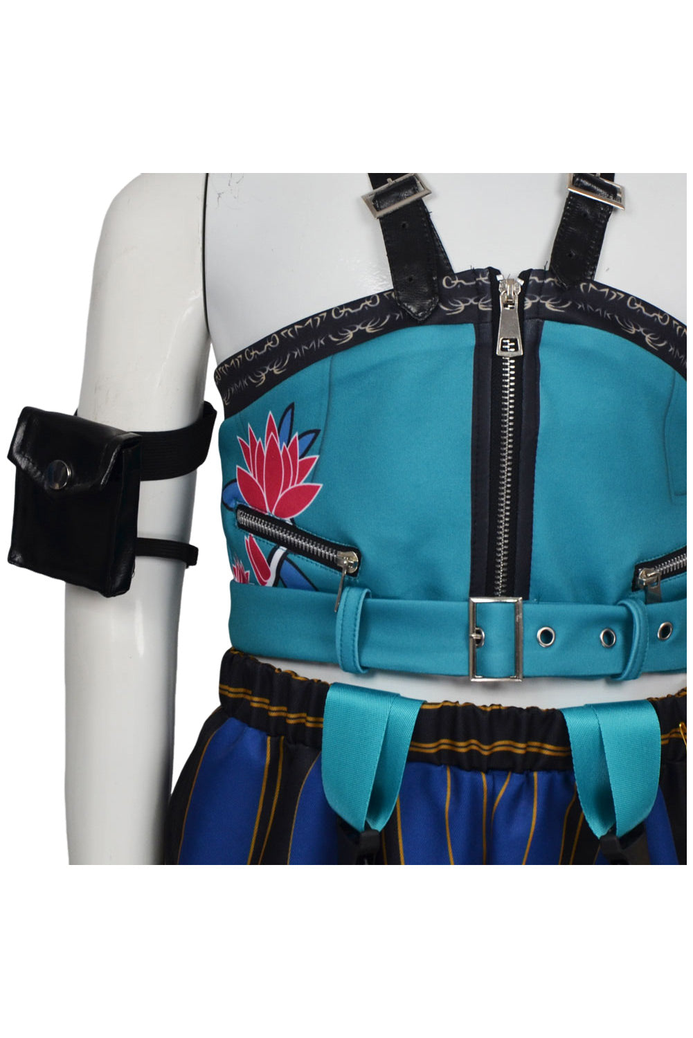 Kpop Demon Hunters Costume Kids Zoey Cosplay Blue Suit For Children Female Halloween Carnival Suit
