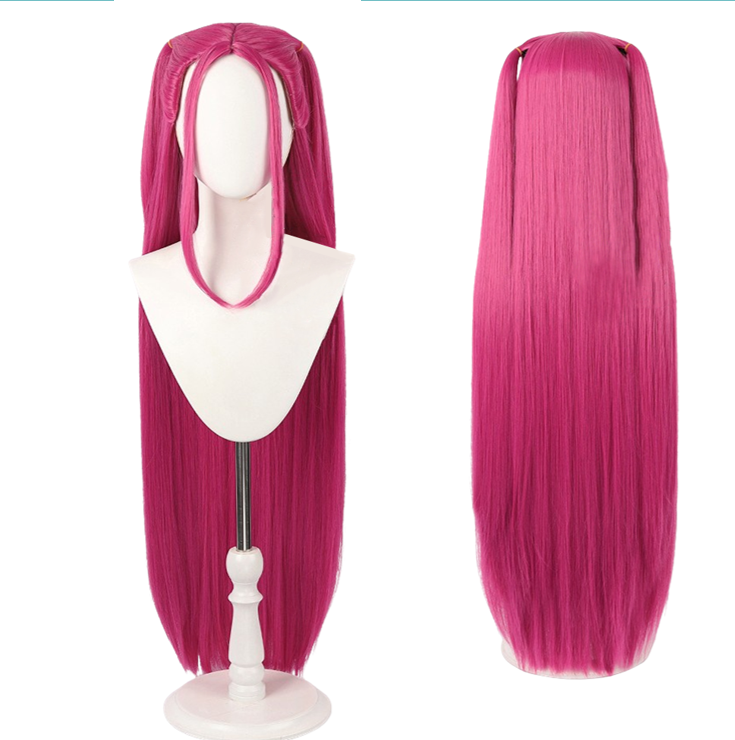 Kpop Demon Hunters Mira Cosplay Rose Pink Wig Halloween Carnival Party Props Accessories