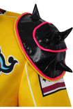 Kpop Demon Hunters Costume Rumi Cosplay Yellow Jacket Black Short Set Outfit For Adult Female Halloween Carnival Suit