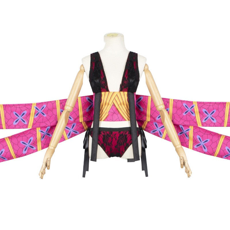 Demon Slayer: Kimetsu no Yaiba Entertainment District Arc Daki Battle Suit Outfits Cosplay Costume Halloween Carnival Suit