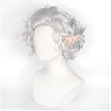 Baldur's Gate 3 Astarion Cosplay Wig Heat Resistant Synthetic Hair Carnival Halloween Party Props