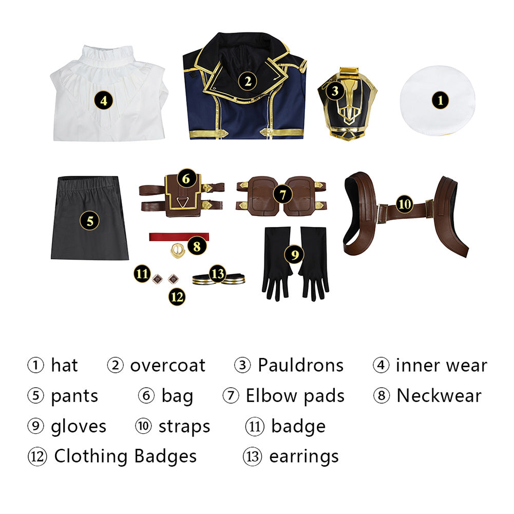 Arcane: League of Legends Season 2 Caitlyn Kiramman The Sheriff of Piltover Outfits Cosplay Costume Halloween Carnival Suit