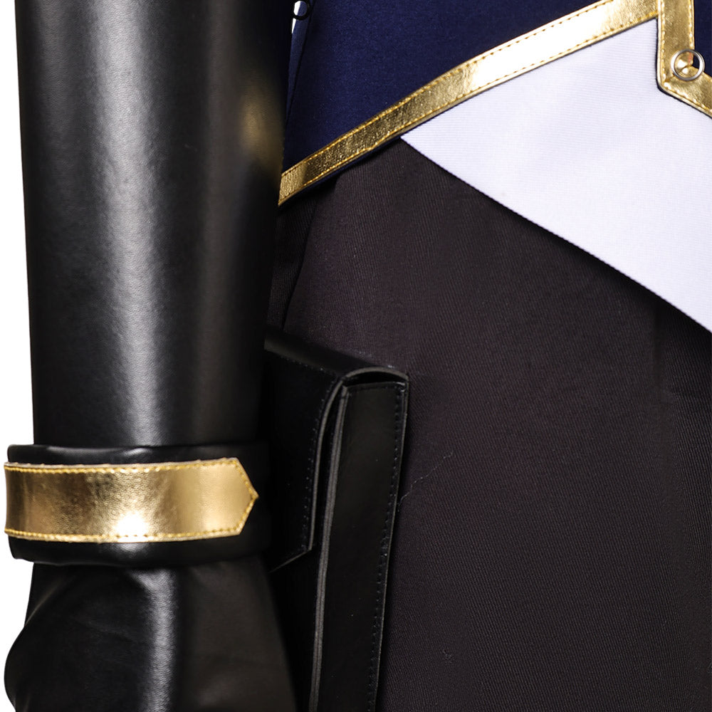 Arcane: League of Legends Season 2 Officer Enforcer Maddie Nolan Blue Uniform Cosplay Costume Outfits