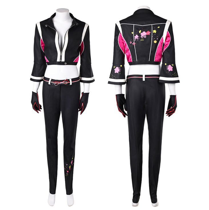 Fatal Fury Costume Mai Shiranui Cosplay Black Suit For Adult Female Halloween Carnival Suit