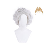 Baldur's Gate Astarion Cosplay Silver Wig Heat Resistant Synthetic HairHalloween Carnival Party Props Accessories