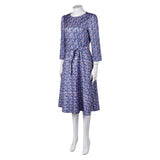 Beetlejuice Beetlejuice Astrid Deetz Printed Dress Cosplay Costume Outfits Halloween Carnival Suit