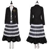 Beetlejuice Beetlejuice Lydia Deetz Black Set Cosplay Costume Outfits Halloween Carnival Suit