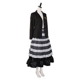 Beetlejuice Beetlejuice Lydia Deetz Black Set Cosplay Costume Outfits Halloween Carnival Suit