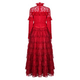 Beetlejuice Beetlejuice Lydia Deetz Red Dress Cosplay Costume Outfits Halloween Carnival Suit