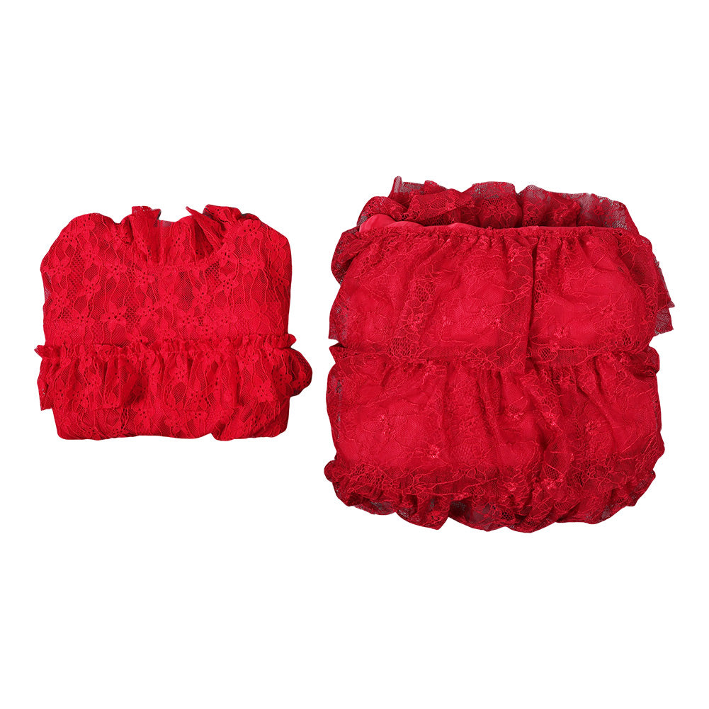 Beetlejuice Beetlejuice Lydia Deetz Red Dress Cosplay Costume Outfits Halloween Carnival Suit