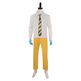 Beetlejuice Bob Yellow Suit Cosplay Costume Outfits Halloween Carnival Suit 