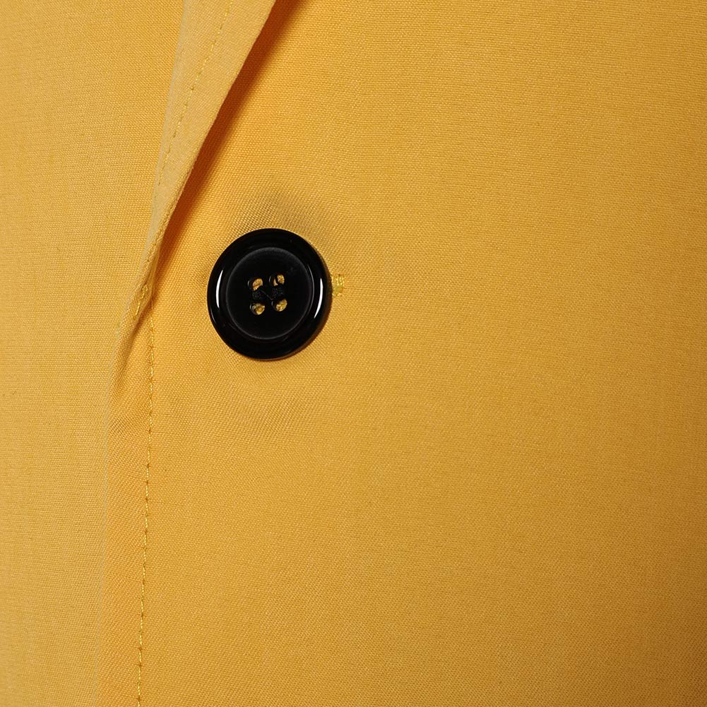 Beetlejuice Bob Yellow Suit Cosplay Costume Outfits Halloween Carnival Suit 