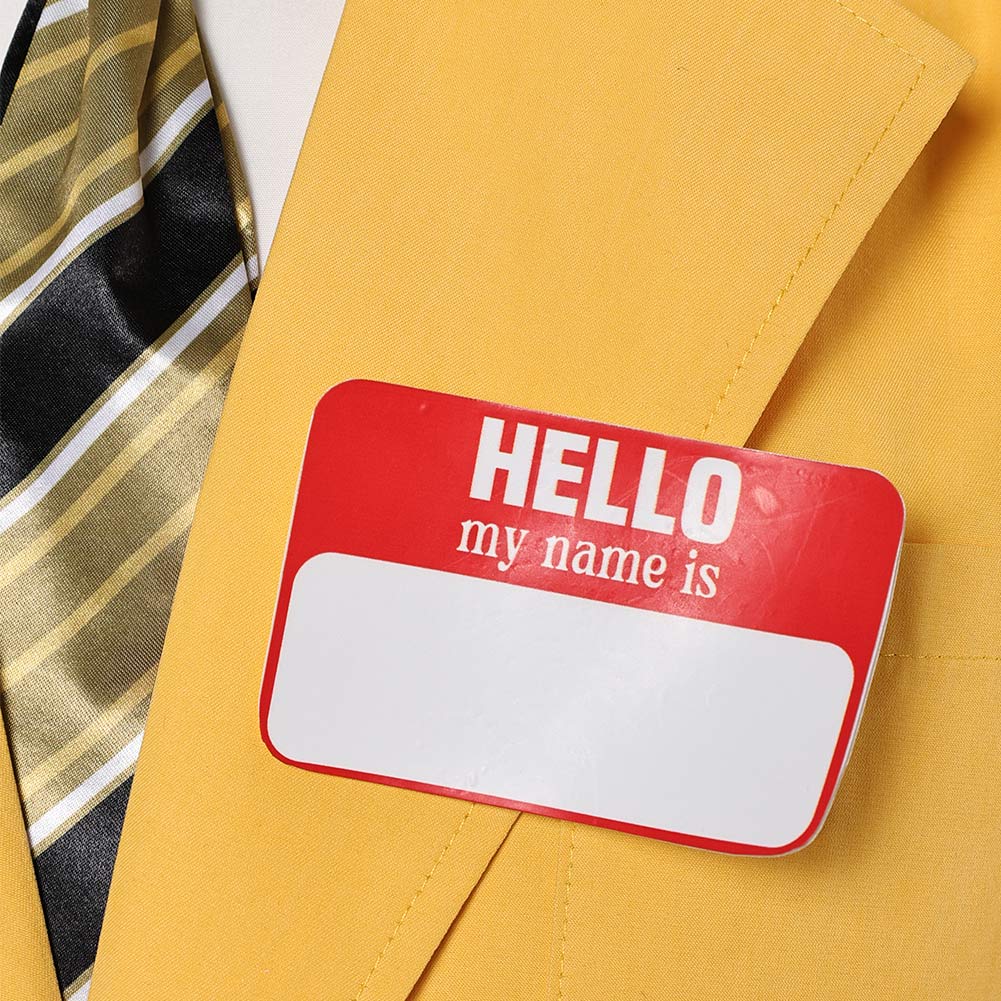 Beetlejuice Bob Yellow Suit Cosplay Costume Outfits Halloween Carnival Suit 