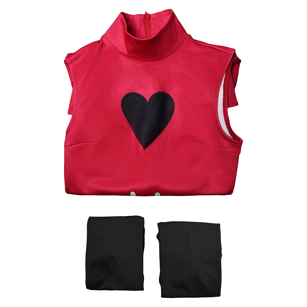 c Charlie Morningstar Red Dress Cosplay Costume Outfits Halloween Carnival Suit Charlie