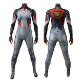 Peni Parker Cosplay Grey Red Costume For Adult Female Halloween Carnival Suit