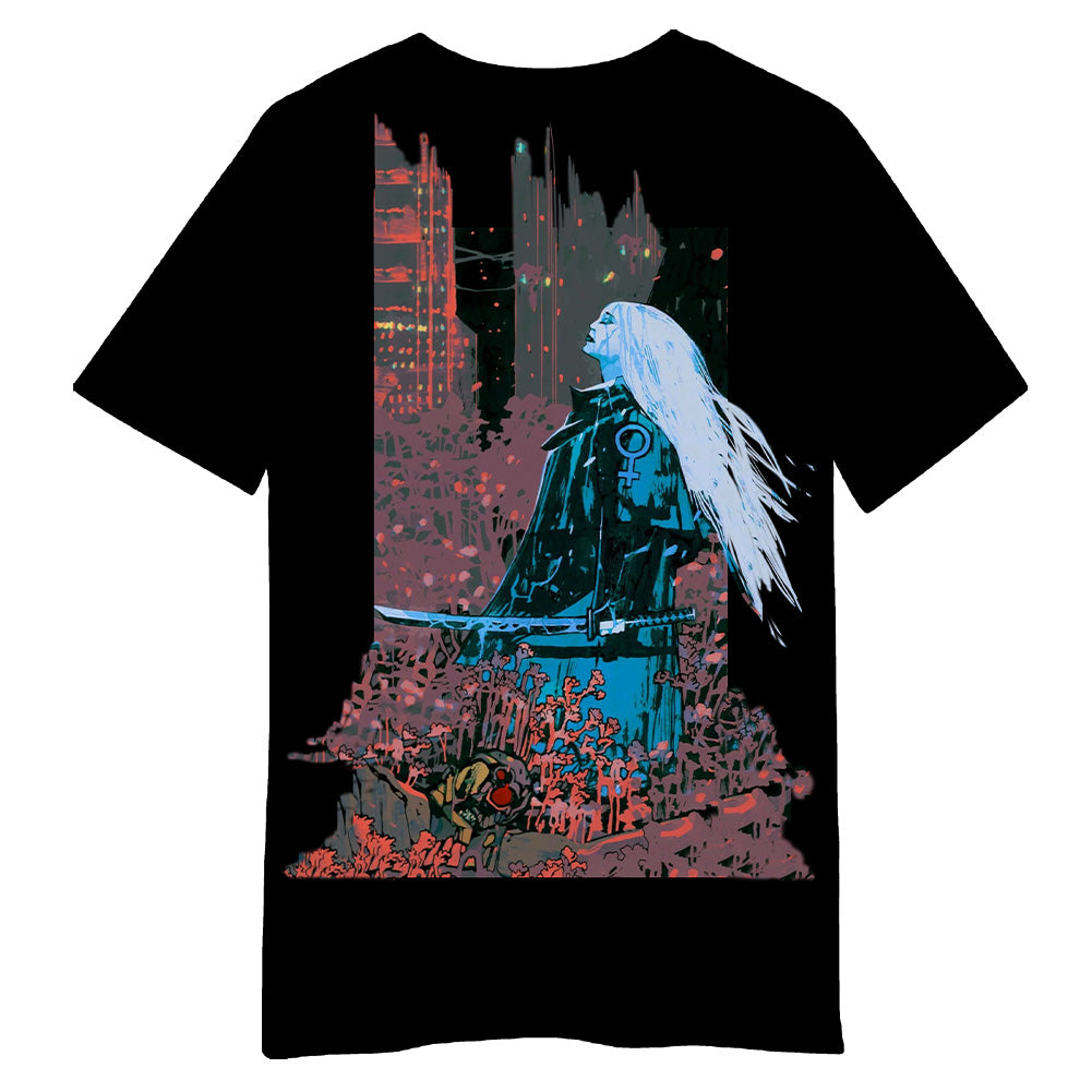 Cyberpunk 2077 Tarot The Empress Black 3D Printed T-shirt Cosplay Costume Outfits Halloween Carnival Suit