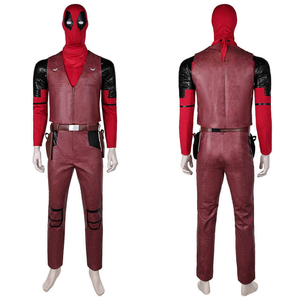 Deadpool & Wolverine Deadpool Corps Deadpool Variants Cowboypool Red Set Cosplay Costume Outfits
