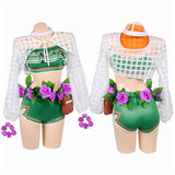Squirrel Girl Doreen Green Cosplay Sunshine Squirrel Green Suit For Adult Female Halloween Carnival Suit