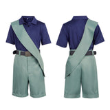 Elio 2025 Kids Cosplay Costume Blue Top Outfit For Unisex Children Halloween Carnival Suit